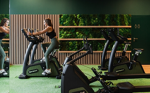 Zielona strefa fitness 